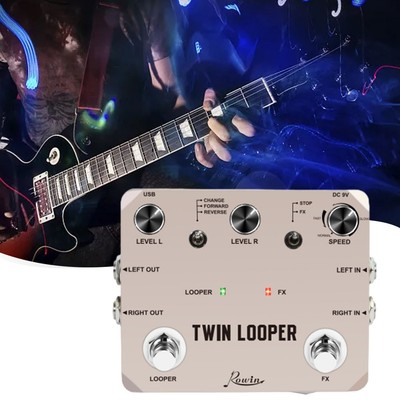 Professional Loop Station for Electric Guitars Rowin Looper Effect Pedal