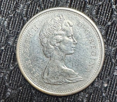 25 Cents - Elizabeth II 2nd portrait, Nickel 1977 Canada Coin KM# 62b