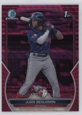 2023 Bowman Chrome Prospects Fuchsia & Pink Vapor Refractor Juan Benjamin 0i40