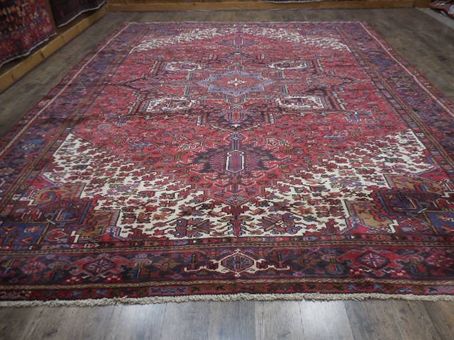 Anatolian Vintage Turkish Rug HandMade Turkish Tribal Geometric Rug 10x13 Ft
