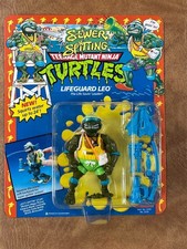 Lifeguard Leo Sewer Spitting TMNT 1992 Playmates Action Figure NEW SEALED