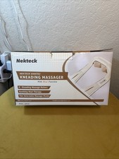 Nekteck Shiatsu Kneading Massager With Heat Brand New In Box Cream Free Shipping