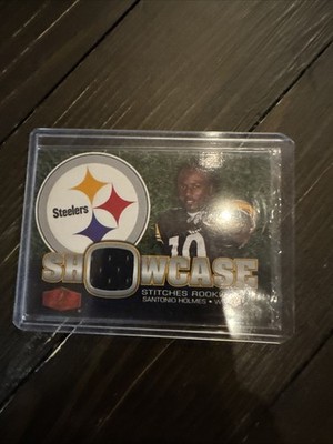 2006 Flair Showcase - Stitches Santonio Holmes #SHS-SH (MEM, RC)