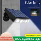 Solar Street Light Security Flood Lamp Motion Sensor Outdoor Wall 1200000lm LED
