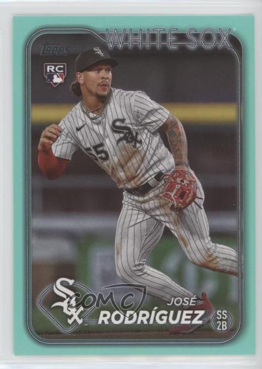 2024 Topps Series 1 Aqua Jose Rodriguez José Rodríguez #86 Rookie RC 11yh