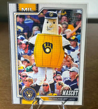 2026 Topps Series 1 #M-27 Brewers Mascot Celebration Insert Milwaukee