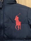 POLO RALPH LAUREN Hooded Puffer Down Jacket Navy Big Pony Toddler 3/3T — photo 3