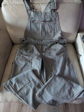 Carhartt Relaxed Fit Blue White Striped Cotton Overalls 08.3042-W Mechanic