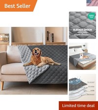 100 Double-Sided Waterproof Dog Bed Cover Pet Blanket Sofa Couch Furniture P...