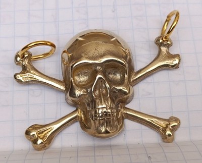 Anhänger Totenkopf   Memento Mori