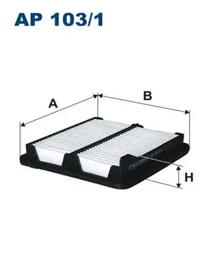 FILTRON AP 103/1 Filtro aria Cartuccia filtro - Immagine 2