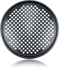 12 Inch Pizza Pan with Holes, Nonstick Pizza Tray for Oven, round Perforated Car