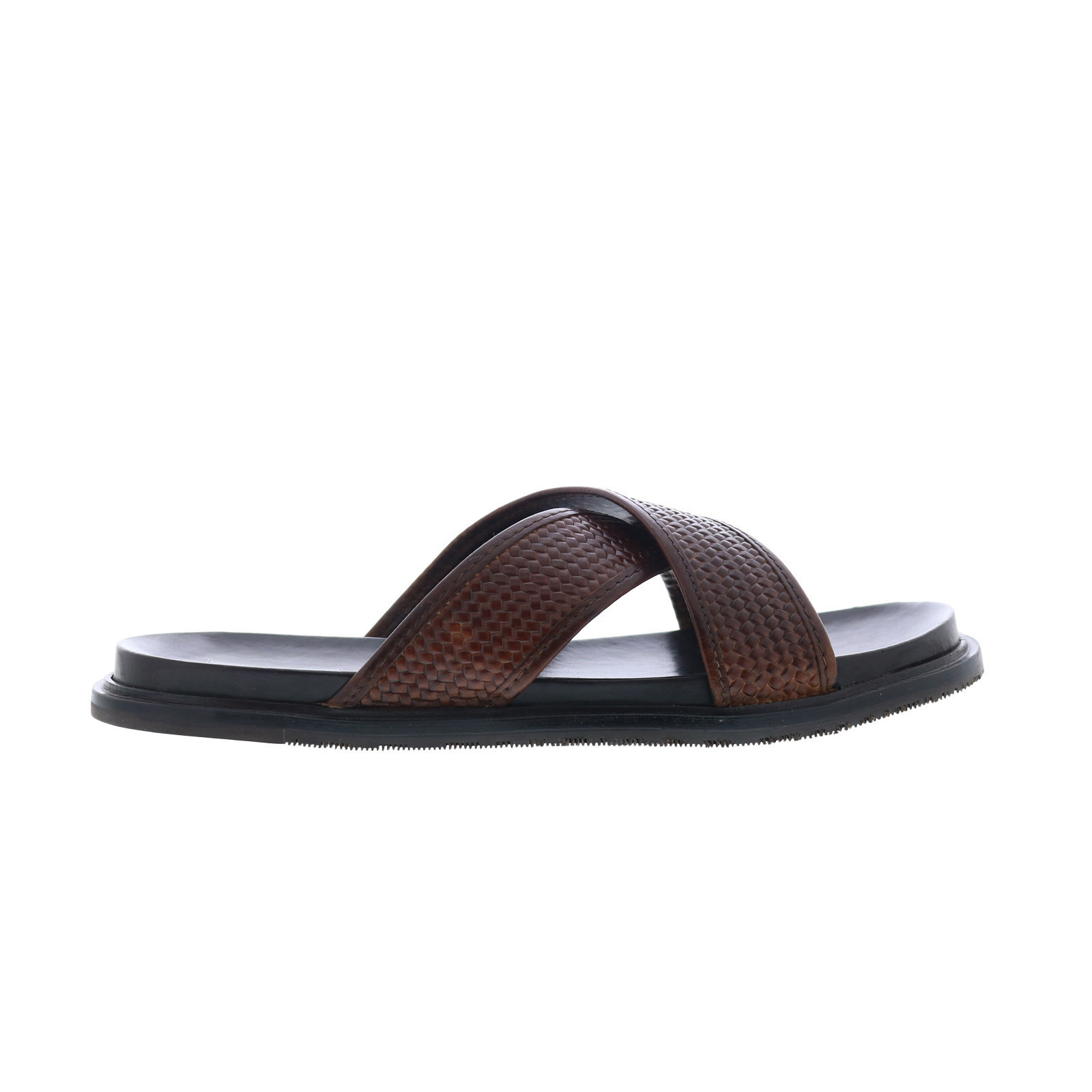 Мужские коричневые кожаные шлепанцы-сандалии Steve Madden Dellta DELL01M1 9990₽