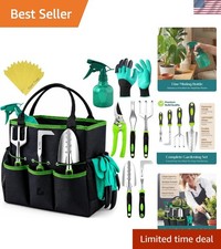 Heavy Duty Gardening Tools - 23-Piece Gardeni...