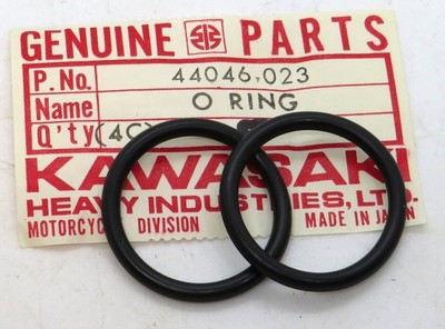 44046-023 Kawasaki Fork Top Bolt O-Rings (set of 2) for KZ400 1974-1978