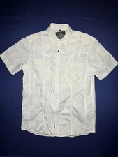 Roar Signature Men's Shirt XL Thick Stitch Embroidered Western Cowboy Rock