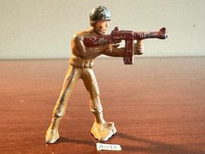 Vintage Manoil Dimestore M172 Tommy Gunner THIN late '45 - Play Wear - Good