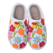 Gainheart Cute Flower Slippers for Women Men,Color Embroidered Sunflower Fuzz...