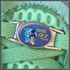 RunDisney Springtime Races 2026 19.3 Miles Shoelace Shoe Charm or Zipper Pull