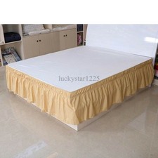 Bedroom Bed Skirt / Valance Without Surface PolyCotton Single Double Queen King