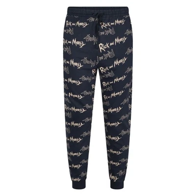 EX UK STORE® Mens Pyjama Bottoms Rick Morty Sleep Cuffed Lounge Pants M to 2XL New