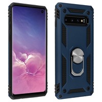 Avizar, Hybrid HandyhüLle Mit Ring Halterung FüR Galaxy S10, Nachtblau
