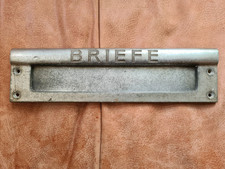 Antiker Briefkastenschlitz Briefeinwurf Postschlitz Zeitungsklappe Einwurf Post