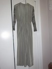 Pretty Women's Floor Length Shimmery Gray Jumpsuit, Size 10/12 — photo 3