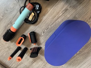 Dyson Airwrap Multi Haarstyler und trockner Straight Wavy mint / Orange