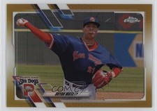 2021 Topps Pro Debut Chrome Gold Refractor 25/50 Bryan Mata #PDC-133 3hd