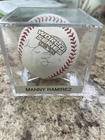 MANNY RAMIREZ “04 WS MVP”  “24” SIGNED AUTOGRAPHED MLB BASEBALL RED SOX BECKETT