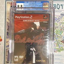 Devil May Cry (PS2) Greatest Hits Sealed CGC A++ 9.8 Y-folds 2002 Rated M