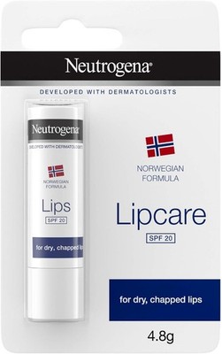 Neutrogena Lippenpflege Stick Norwegische Formel LSF 20 trockene Lippen 6 Stück