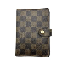 Louis Vuitton Monogram Agenda-PM Damier Day Planner Cover Brown Authentic