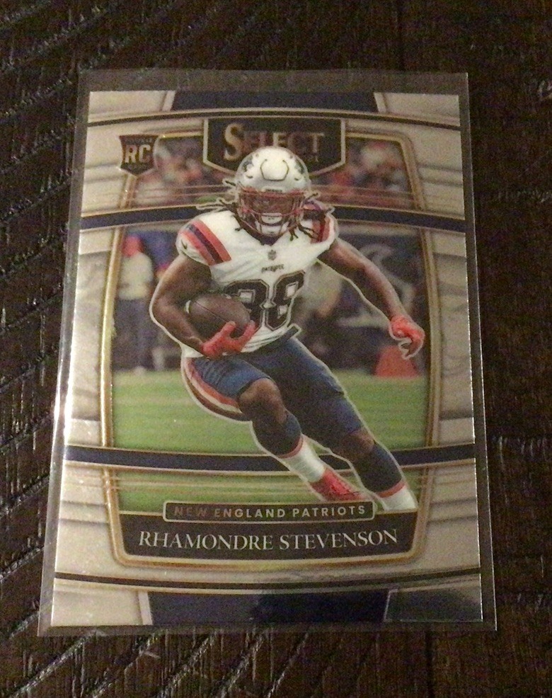 2021 Panini Select - Rhamondre Stevenson - #75 RC - Patriots