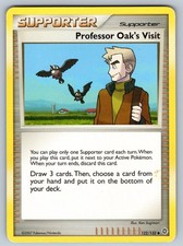 Professor Oak's Visit 122/132 Uncommon Secret Wonders Pokemon Heavily Played