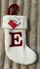 WONDERSHOP AT TARGET MINI CABLE KNIT *E* STOCKING-8"-NWT!