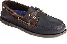 Sperry Men's Authentic Original™ Leather Boat Shoe Black - 13934362 (0191486), B
