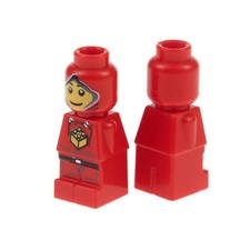 2x Lego Micro Figur Creationary rot Spielfigur 3844 4560465 6022495 85863pb011