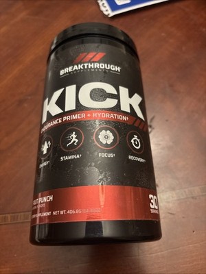 BREAKTHROUGH SUPPLEMENTS Kick Endurance Primer | Clean Pre Workout Powder   