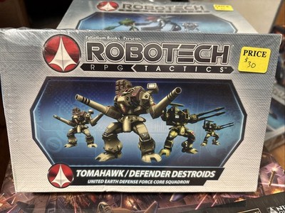 Robotech RPG Tactics, Macross Saga, 1/285 Tomahawk, Defender DESTROIDS NEW box!