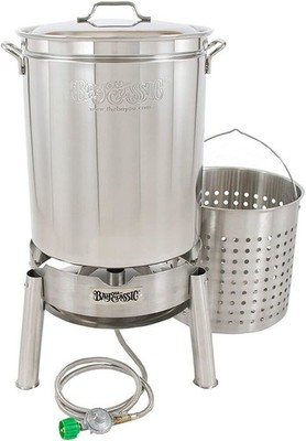 Bayou Classic 62-Qt Stainless Steam/Boil Cooker Kit / Lid handle is broken