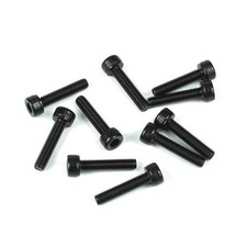 TEKNO RC LLC M3x18mm Cap Head Screws- Black 10pcs TKR1528 Electric Car/Truck