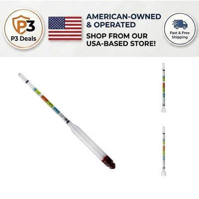 #ad #ad Handheld Triple Scale Hydrometer Measure Specific Gravity for Beer amp; Wine $11.89