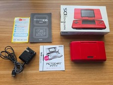 Nintendo DS Original Red Handheld Video Game Console System W/ Charger Boxed image