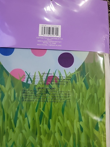 Fotohintergrund zum Aufhängen "Frohe Ostern" Hase Eiersuche Hintergrund 72" x 72" Neu - Bild 8 von 9