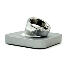 Oura Ring 4 - Titanium - Size 11 - Silver - HEAVILY SCRATCHED