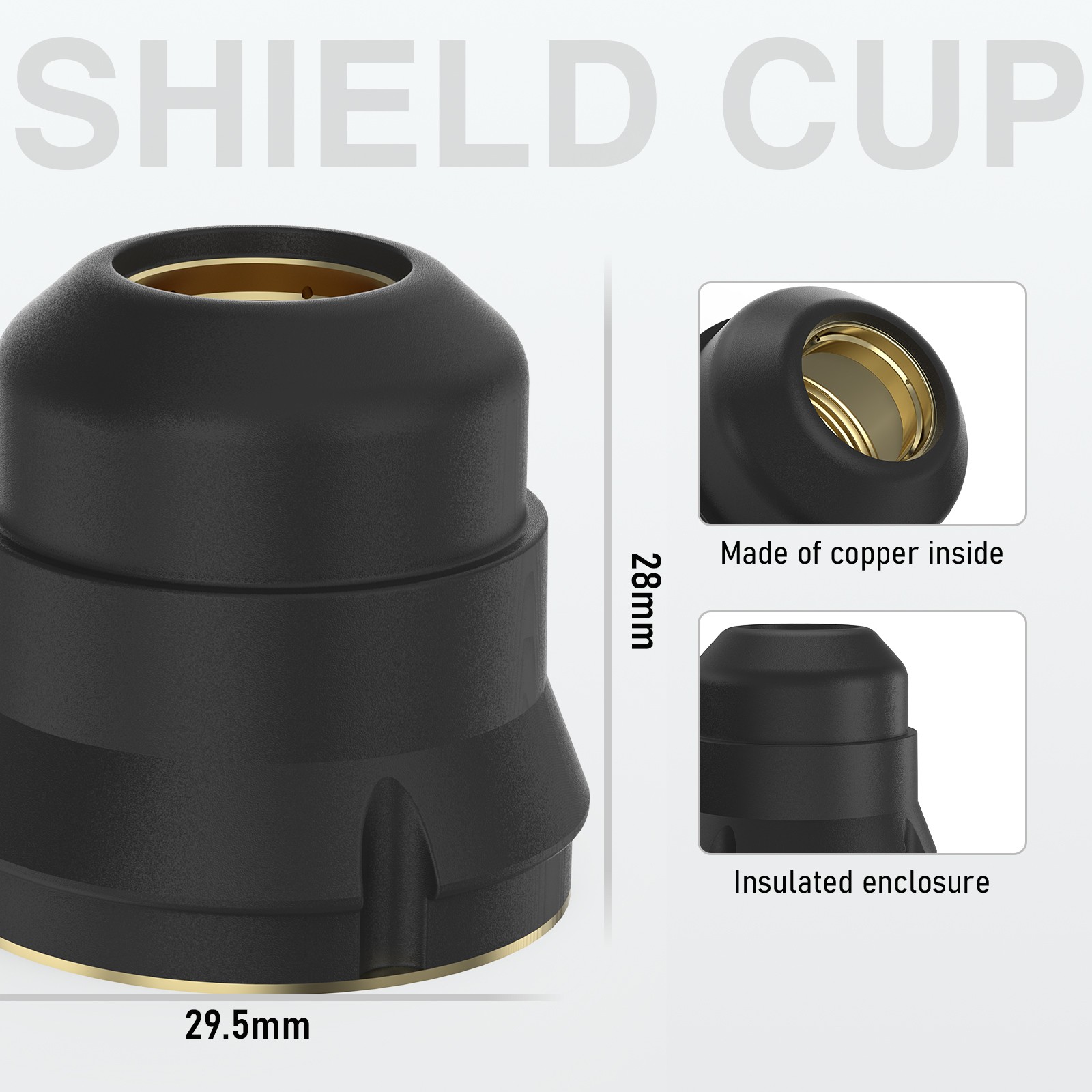 23pcs Plasma Cutter Consumables Kit for YESWELDER CUT Series IPT40 Tip Electrode