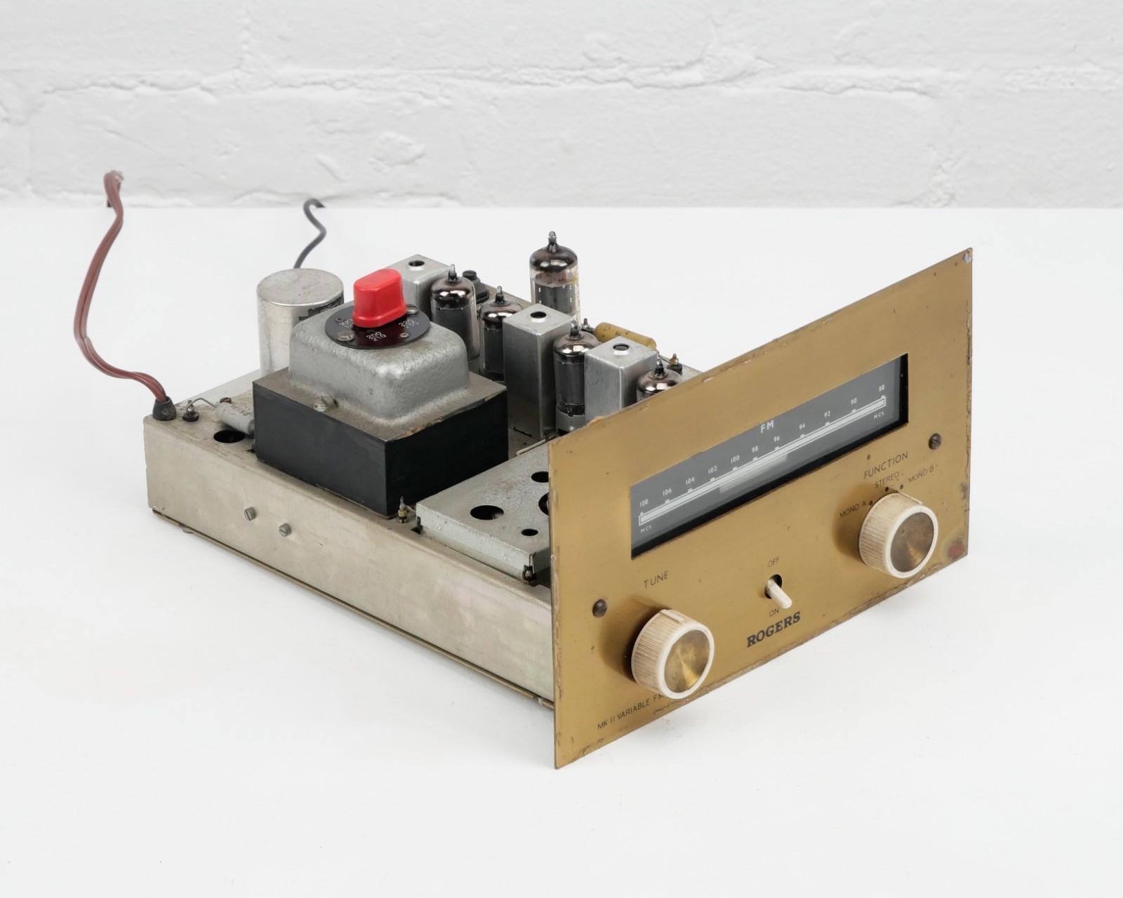 Rogers Mk II Tuner for Cadet II Stereo Amplifier mullard brimar valve tube