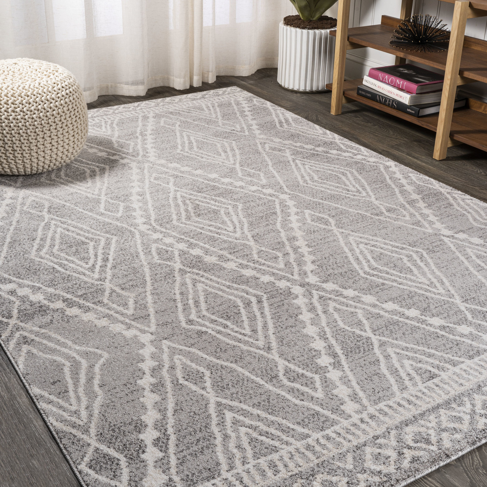 Jonathan Y Moroccan Hype 4x6 Multicolor Polypropylene Rug
